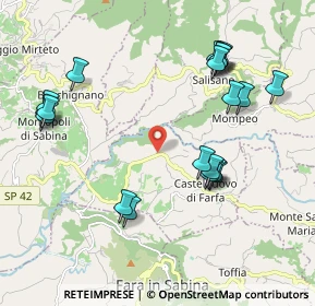 Mappa Via Ficoccelli, 02031 Castelnuovo di Farfa RI, Italia (2.336)