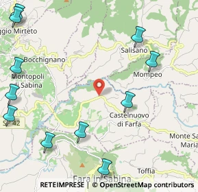 Mappa Via Ficoccelli, 02031 Castelnuovo di Farfa RI, Italia (3.21364)