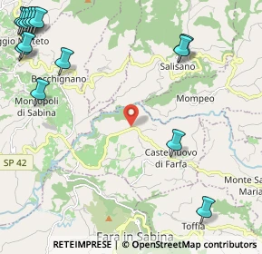 Mappa Via Ficoccelli, 02031 Castelnuovo di Farfa RI, Italia (3.58714)