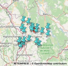 Mappa Via Ficoccelli, 02031 Castelnuovo di Farfa RI, Italia (11.2155)