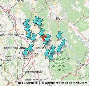 Mappa Via Ficoccelli, 02031 Castelnuovo di Farfa RI, Italia (11.53)