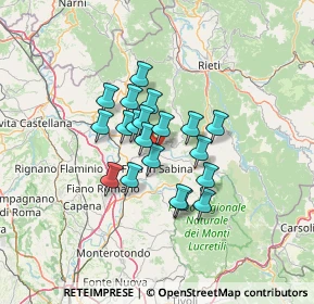 Mappa Via Ficoccelli, 02031 Castelnuovo di Farfa RI, Italia (9.7635)