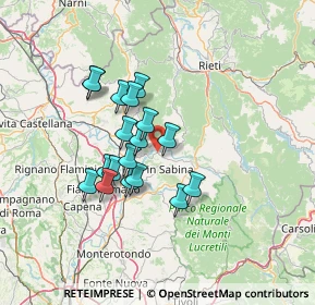 Mappa Via Ficoccelli, 02031 Castelnuovo di Farfa RI, Italia (11.43444)