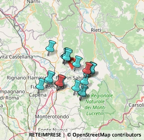 Mappa Via Ficoccelli, 02031 Castelnuovo di Farfa RI, Italia (9.7125)