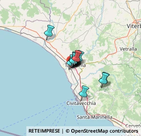 Mappa Saline Di Tarquinia, 01016 Tarquinia VT, Italia (6.38667)