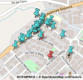Mappa Via Giulio Volpi, 01036 Nepi VT, Italia (0.10345)