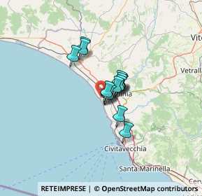 Mappa Via della Fattoria Romana, 01016 Tarquinia VT, Italia (7.25)