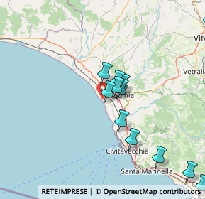 Mappa Via della Fattoria Romana, 01016 Tarquinia VT, Italia (18.68)