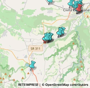 Mappa Via Aldo Moro, 01036 Nepi VT, Italia (5.255)