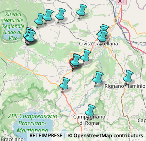 Mappa Via Aldo Moro, 01036 Nepi VT, Italia (8.5095)