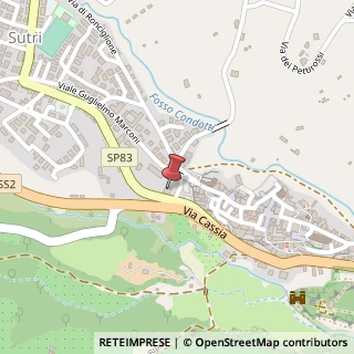 Mappa Viale G. Marconi, 1, 01015 Sutri, Viterbo (Lazio)