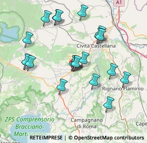 Mappa Largo Verzaschi, 01036 Nepi VT, Italia (7.9775)