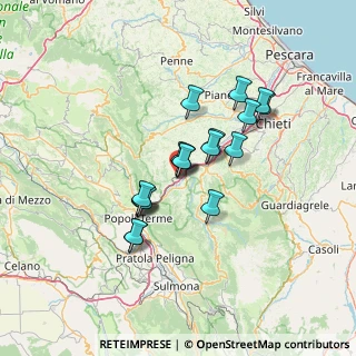 Mappa Viale Garibaldi, 65029 Torre De' Passeri PE, Italia (11.24889)