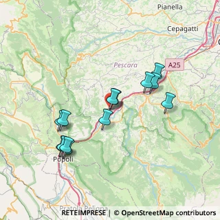 Mappa Via San Rocco, 65029 Torre De' Passeri PE, Italia (7.51462)