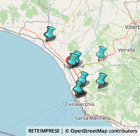 Mappa SP Montarozzi, 01016 Tarquinia VT, Italia (11.62789)