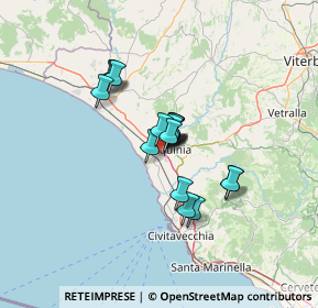 Mappa SP Montarozzi, 01016 Tarquinia VT, Italia (8.88722)