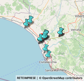 Mappa SP Montarozzi, 01016 Tarquinia VT, Italia (8.381)