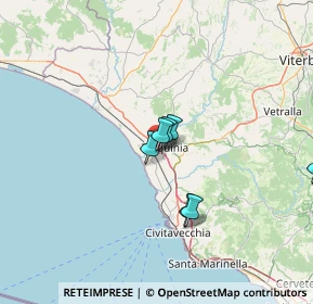 Mappa SP Montarozzi, 01016 Tarquinia VT, Italia (29.536)