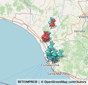 Mappa SP Montarozzi, 01016 Tarquinia VT, Italia (10.96286)