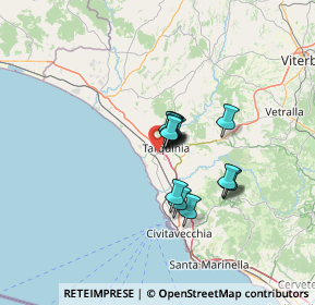 Mappa SP Montarozzi, 01016 Tarquinia VT, Italia (8.72571)