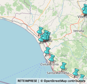 Mappa SP Montarozzi, 01016 Tarquinia VT, Italia (23.25444)