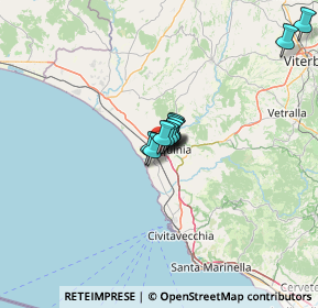 Mappa SP Montarozzi, 01016 Tarquinia VT, Italia (7.77)