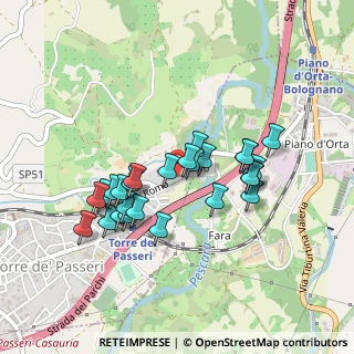Mappa Via Roma, 65029 Torre De' Passeri PE, Italia (0.40269)