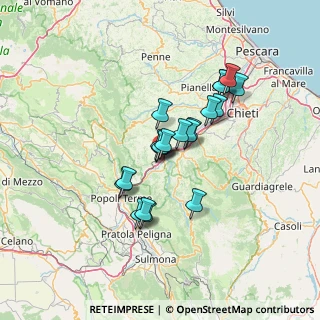 Mappa Via Roma, 65029 Torre De' Passeri PE, Italia (11.09)