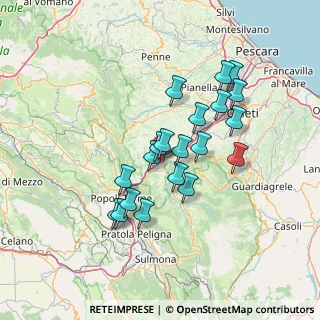 Mappa Via Roma, 65029 Torre De' Passeri PE, Italia (12.601)