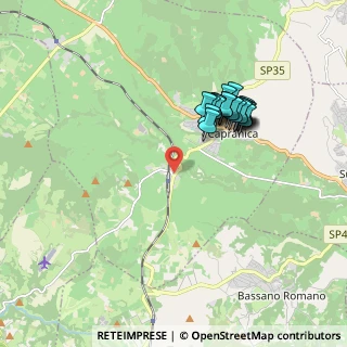 Mappa Via Stefano Bacci, 01012 Capranica VT, Italia (1.721)
