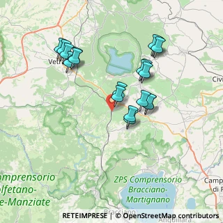 Mappa Via Stefano Bacci, 01012 Capranica VT, Italia (7.44526)
