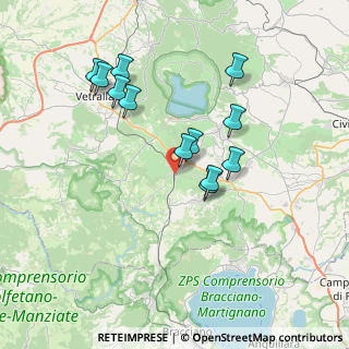 Mappa Via Stefano Bacci, 01012 Capranica VT, Italia (7.1)