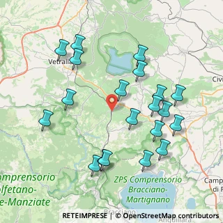 Mappa Via Stefano Bacci, 01012 Capranica VT, Italia (8.8195)
