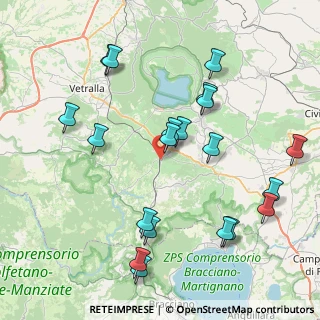 Mappa Via Stefano Bacci, 01012 Capranica VT, Italia (9.4695)
