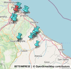 Mappa Contrada Severini, 66030 Treglio CH, Italia (17.38056)