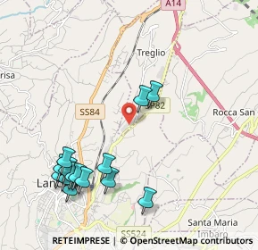 Mappa Contrada Severini, 66030 Treglio CH, Italia (2.46)