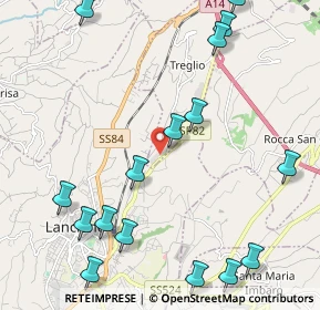 Mappa Contrada Severini, 66030 Treglio CH, Italia (2.89938)
