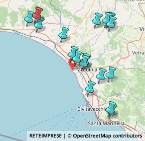 Mappa Via Grottelle Pian di Spille, 01016 Tarquinia VT, Italia (17.7145)