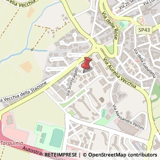 Mappa Via de nicola enrico 3, 01016 Tarquinia, Viterbo (Lazio)