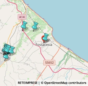 Mappa Via della Marina, 66022 Fossacesia CH, Italia (6.31333)