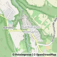 Map Barbarano Romano