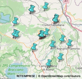 Mappa Via Tor di Floridi, 01036 Nepi VT, Italia (7.9995)