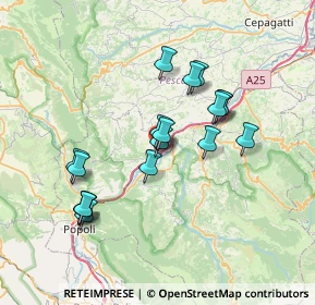 Mappa 65029 Torre De' Passeri PE, Italia (6.82833)