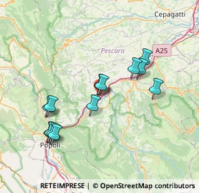 Mappa 65029 Torre De' Passeri PE, Italia (7.55231)