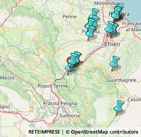 Mappa 65029 Torre De' Passeri PE, Italia (18.4525)