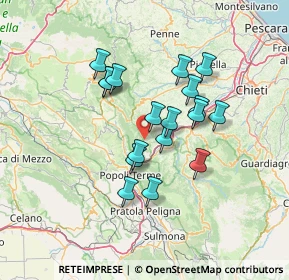 Mappa Via Pietralata, 65020 Pescosansonesco PE, Italia (11.82278)