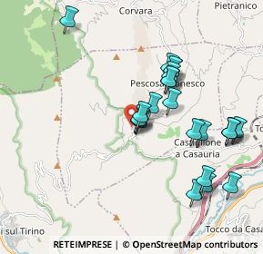 Mappa Via Pietralata, 65020 Pescosansonesco PE, Italia (1.96087)