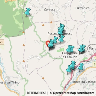 Mappa Via Pietralata, 65020 Pescosansonesco PE, Italia (1.96087)