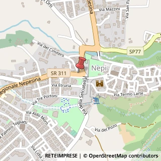 Mappa Via delle Terme, 45, 01036 Nepi, Viterbo (Lazio)