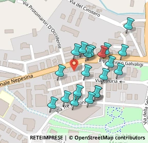 Mappa Via Papa Giovanni XXIII, 01036 Nepi VT, Italia (0.1105)